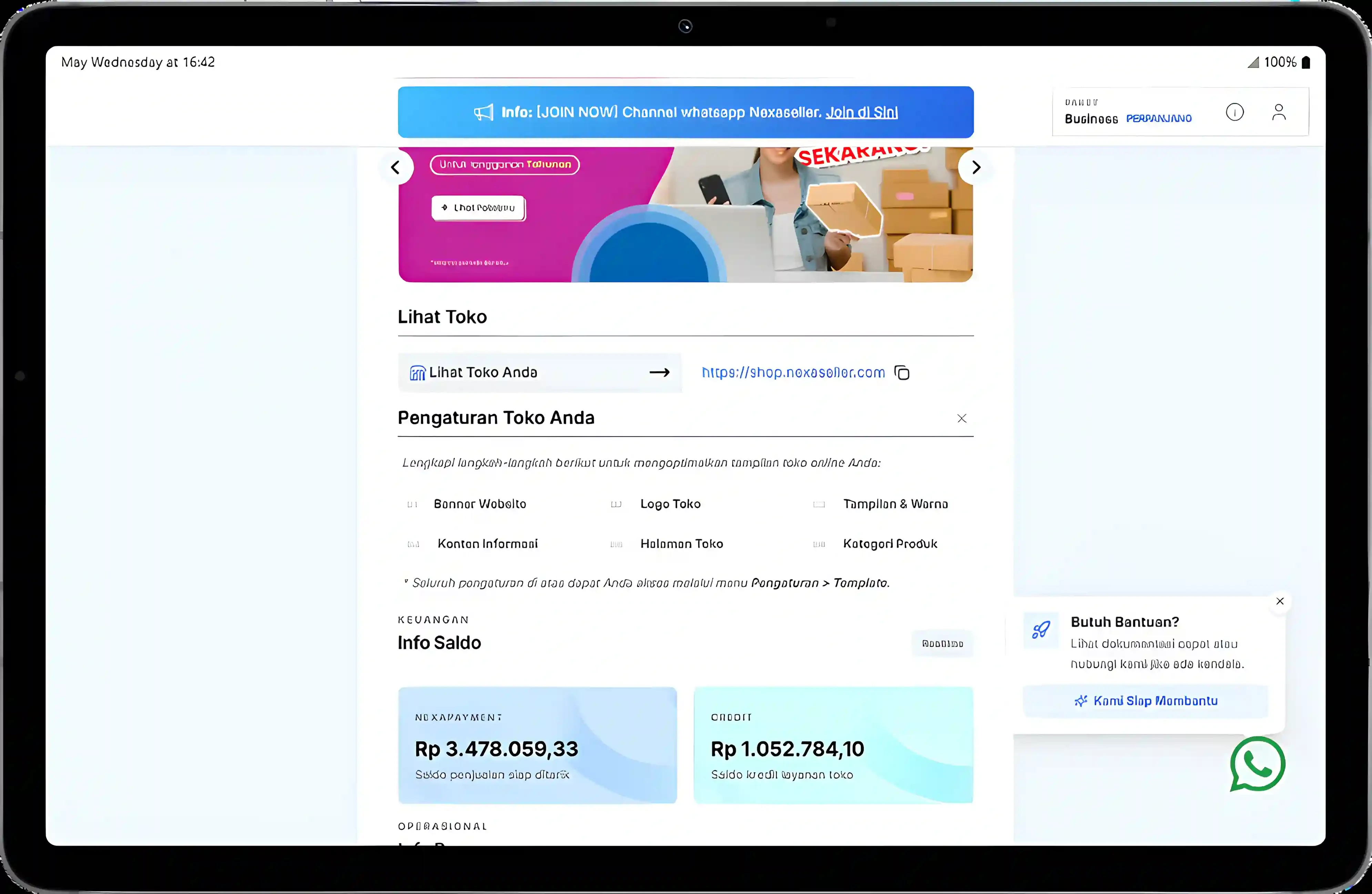Nexaseller ERP Dashboard