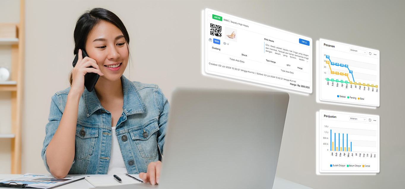 Ilustrasi latar belakang fitur Nexaseller